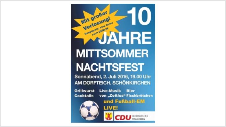 Traditionelles Mittsommernachtsfest - 10 Jahre Jubiläum Traditionelles Mittsommernachtsfest - 10 Jahre Jubiläum